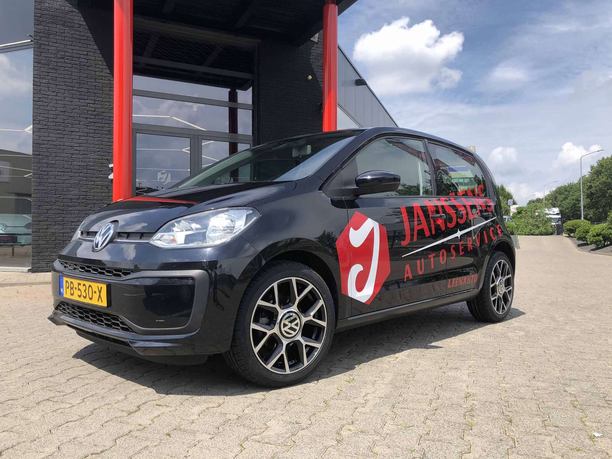 Autobelettering Janssens Autoservice Venlo